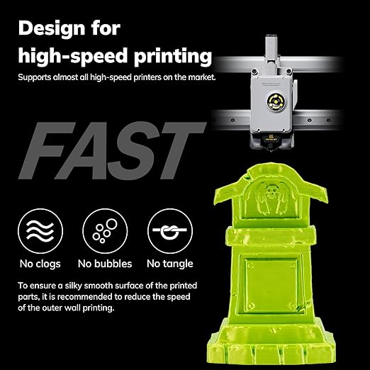 AMOLEN PLA 3D Printer Filament Silk PLA Filament 1.75mm Silk Filament Pack - Image 5