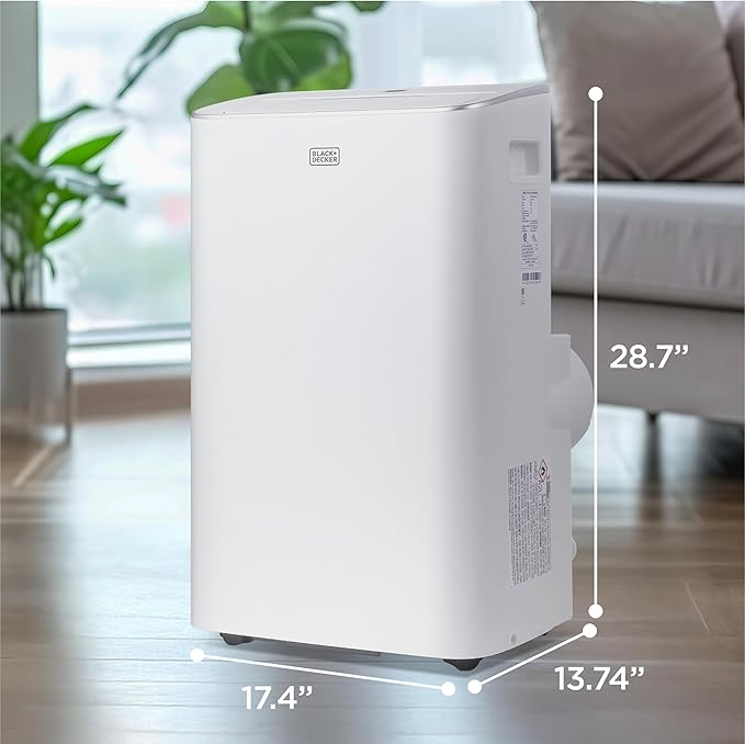 BLACK+DECKER Smart Portable Air Conditioner, 000 BTU, - Image 8