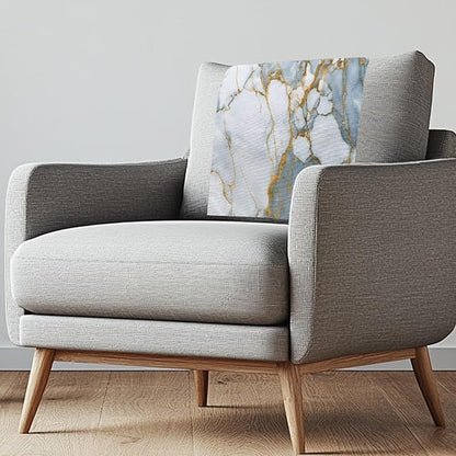 Blue Marble Headrest Cover Furniture Covers by Unknown