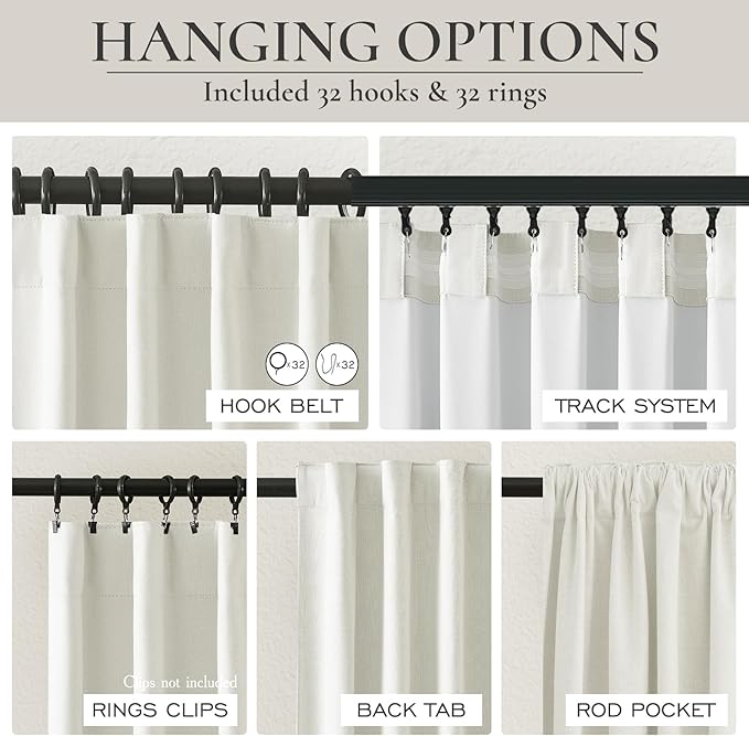 Black Out Pleated Curtains 105 Inch Long 2 Panels Burg, Sound Curtains Noise - Image 4