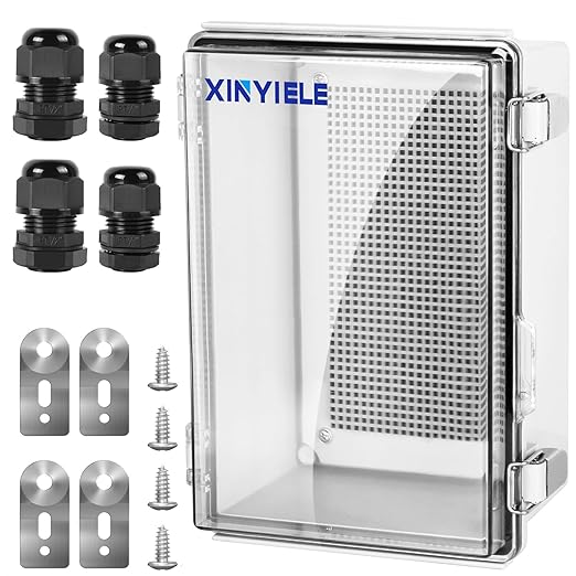 Waterproof Outdoor Project ABS Plastic Junction Box IP67 Weatherproof Dustproof by XINYIELE