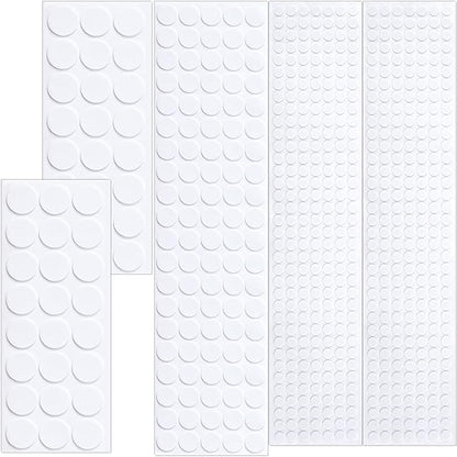 456 Pcs Small Felt Furniture Pads, Self-Adhesive EVA Foam Dot Circles, Round by Unknown