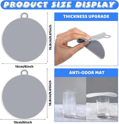 Yinkin 6 Pcs Drain Covers to Keep Bugs Out Silicone Shower Floor Tub Stoppers - Image 2