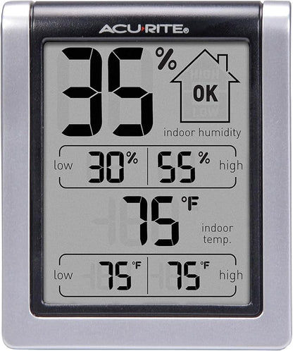 AcuRite Wireless Digital Indoor Thermometer and Hygrometer Monitor by AcuRite
