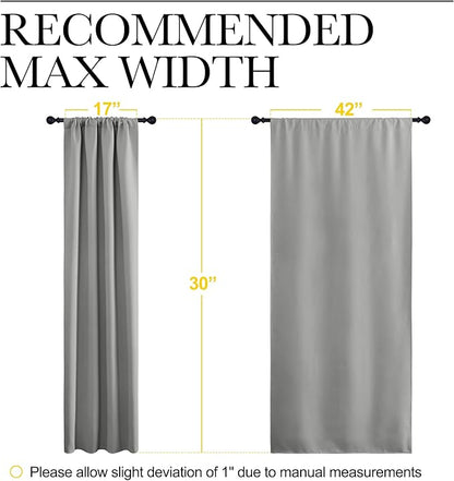 NICETOWN 2 Panels Blackout Curtains, Rod Pocket Thermal Insulated Drapes - Image 6