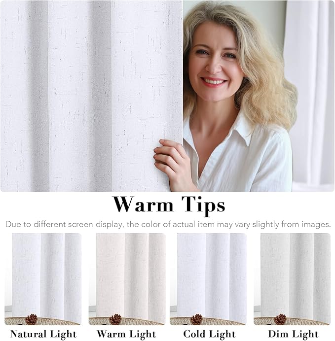 H.VERSAILTEX Primitive Polyester and Acrylic Curtains 100% Blackout Curtain - Image 5