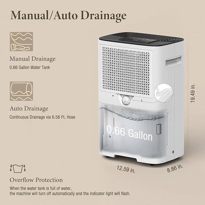 4500 Sq. Ft Dehumidifier with Drain Hose - Image 5