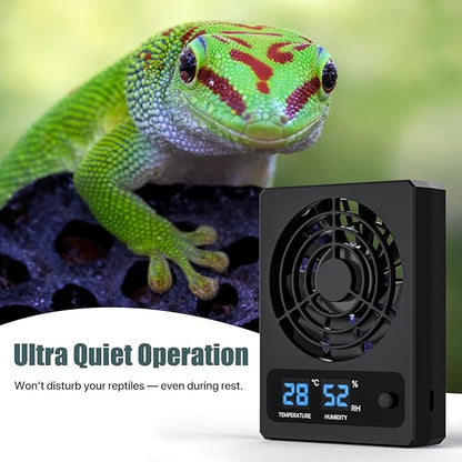 Reptile Humidity Control Fan for Terrariums, Quiet Airflow System for Tanks and - Image 6