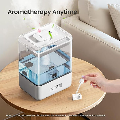 Smart Humidifiers for Bedroom Home, 6L Cool Mist Top Fill Humidifier Large Room - Image 7