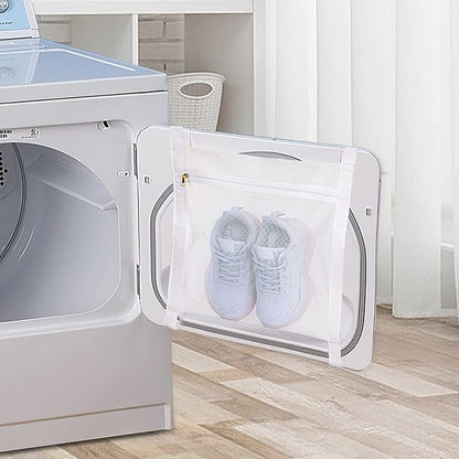 Sneaker Wash & Dry Net Bag for Dryer, 15.7x13.8 Inch Large HoneyComber Mesh Bags - Image 5