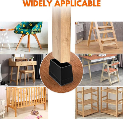 Rectangle Chair Leg Protectors for Hardwood Floors - Image 7