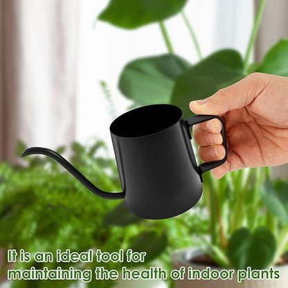12oz/350ml Stainless Steel Plant Watering Pot, Small Watering Can - Image 6