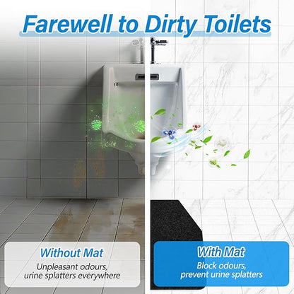 Urinal Mats for Men Bathroom, Urinal Floor Mats, Non-Slip Water Deodorization - Image 4
