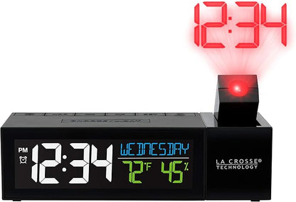 La Crosse Technology 616-1950-INT Pop-Up Bar Projection Alarm Clock by LaCrosseTechnology
