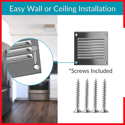 2x2 Vent Cover - HVAC Return Air Grille - Image 4