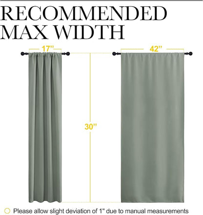 NICETOWN 2 Panels Blackout Curtains, Rod Pocket Thermal Insulated Drapes - Image 6