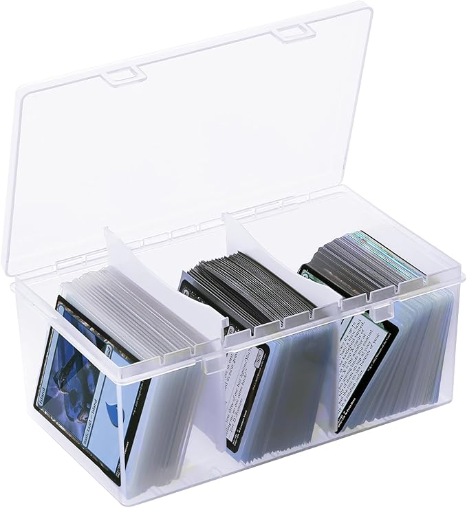 Toploader Storage Box for 100 + 3" x 4" 35pt Rigid Card, Trading Card Storage by CDBXPRG