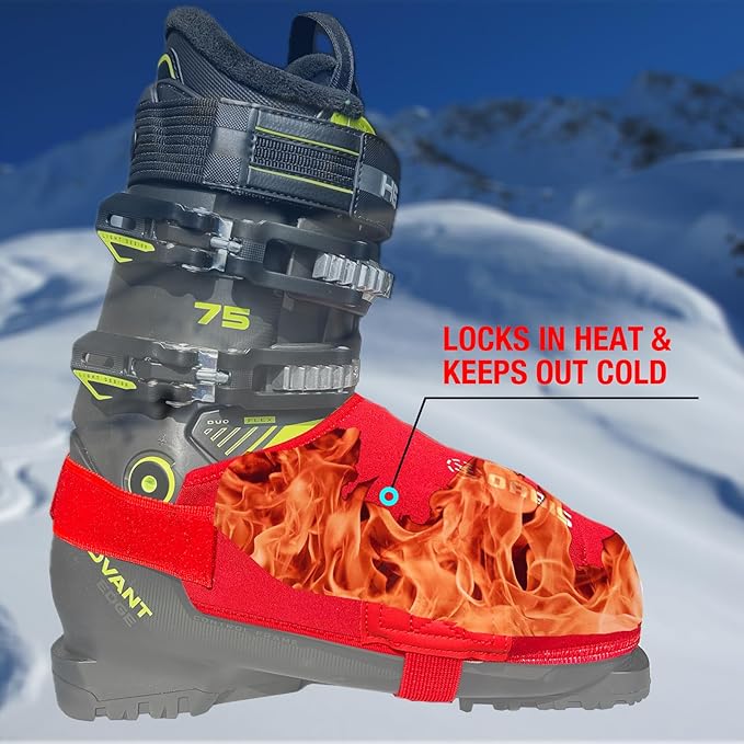 Orbis Ski Boot Covers for Warmth, Insulated Neoprene Boot Glove Heater Dryer - Image 6