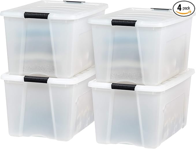 IRIS USA 72 QT Plastic Storage Box by IRISUSA