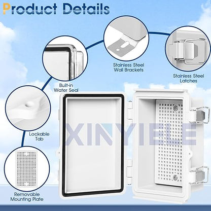 Waterproof Outdoor Project ABS Plastic Junction Box IP67 Weatherproof Dustproof - Image 3