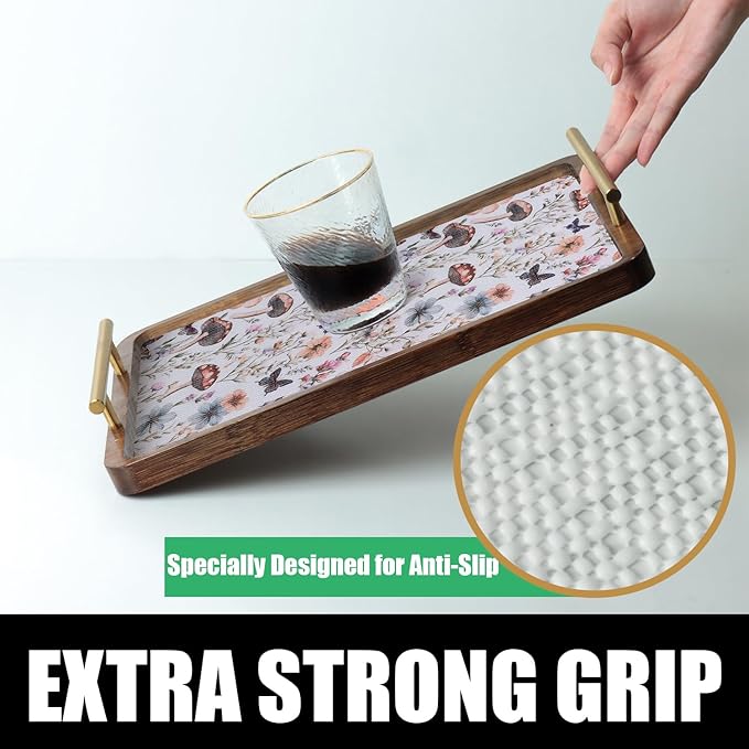 Mushroom 24IN x 10FT Shelf Liners Non Adhesive and Strong Non-Slip Shelf and - Image 5