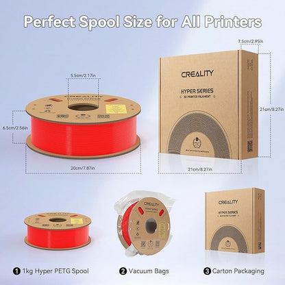 Official Creality Hyper PETG Filament 1.75mm, High Speed 600mm/s 3D Printer - Image 7