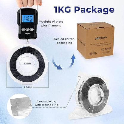 AMOLEN 3D Printer Filament, Flexible TPU Filament Bundle, 1.75mm TPU Filament - Image 7