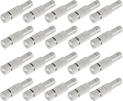 20pcs Brass Mister Nozzles, 6mm Misting Nozzles by wexecon