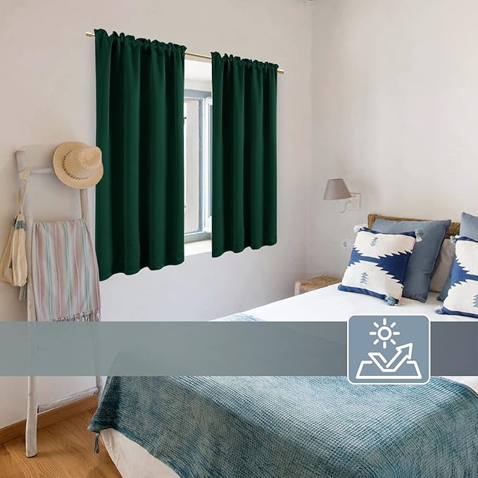 PANELSBURG Dark Green Blackout Curtains - Image 5