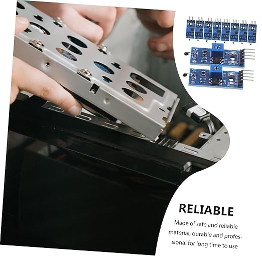 HOMSFOU 10pcs Light Control Photoresistor Relay Sensor Modules Pin Light - Image 7