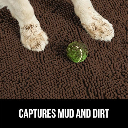 GORILLA GRIP SOAKSTOPPER Dog Door Mat, 70x24 Machine Washable Rug Absorbent - Image 3