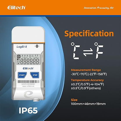 Elitech USB Temperature Data Logger Reusable Temperature Recorder Digital - Image 2