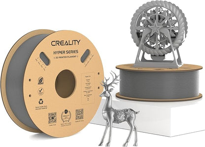 Creality Hyper PLA Filament Bundle Gray 2KG, No-Tangling Stronger Toughness Fit by Creality