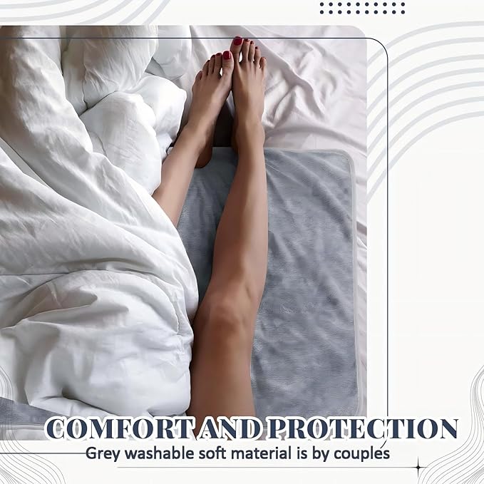 2 Pcs Couples Waterproof Mat Lover Reusable Stainproof Blanket Quiet Easy Use - Image 6