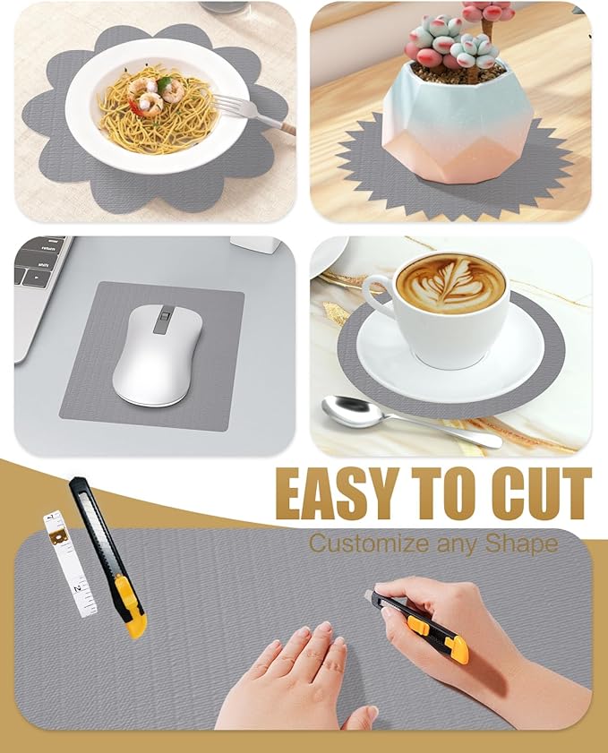 Shelf Liners for Kitchen Cabinets Non-Adhesive, Non-Slip Thickened Shelf Paper - Image 6