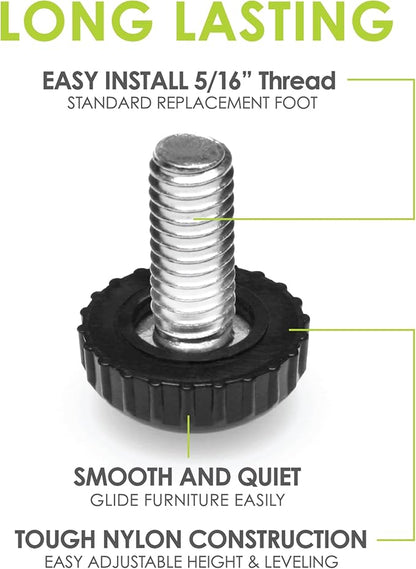 Slipstick Gorilla Outdoor Adjustable Furniture Levelers Weatherproof Screw in - Image 2