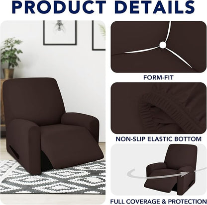 PureFit 100% Dual Waterproof Recliner Cover, Waterproof Couch Cover - Image 4