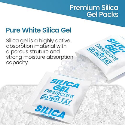 400PCS 1g Silica Gel Packets, Moisture Absorbers Desiccant Packs - Image 3