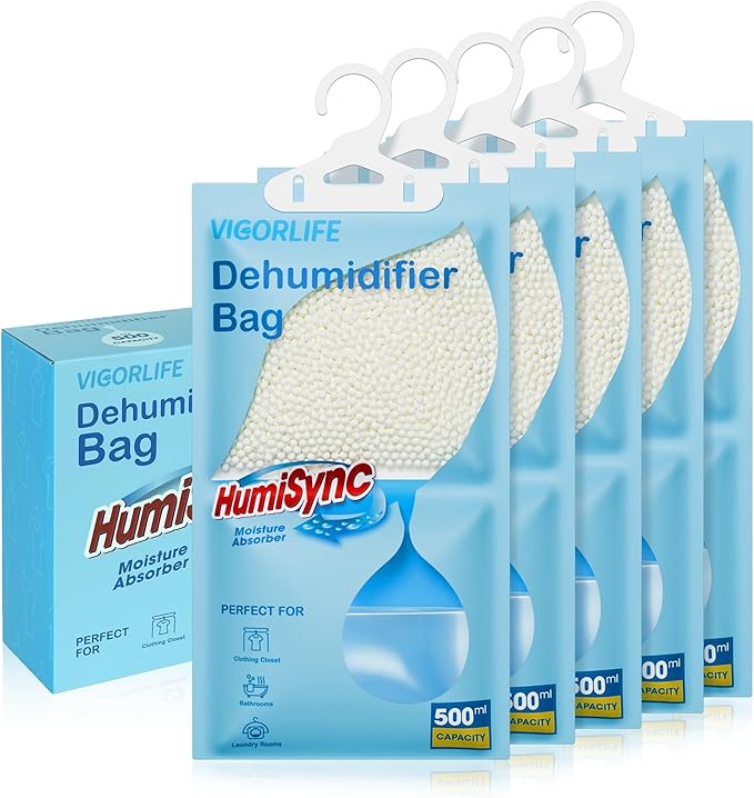 Moisture Absorbers, Hanging Closet Dehumidifier Bags 9.8 OZ, Portable by Unknown