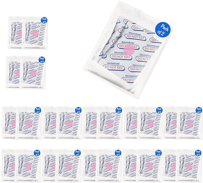 1000cc Oxygen Absorbers for Food Storage, Food Grade Oxygen Absorbers Packets by BRENSTEN