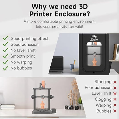 Creality Official 3D Printer Enclosure, Constant Temperature Protective Cover - Image 3