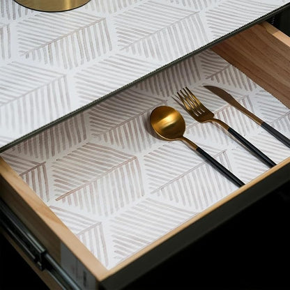Shelf Liners for Kitchen Cabinets, 24IN x 10FT Non Adhesive and Strong Non-Slip by Amiitay