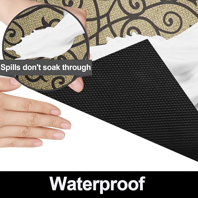 AiBOB Waterproof Under The Sink Mat, Absorbent Quick Dry Sink Liners Protect - Image 2