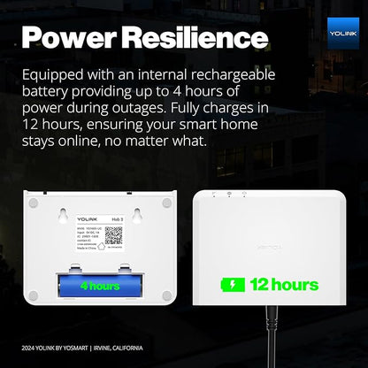YoLink Smart Home Kit: 4G LTE Cellular Hub & Water Sensor 4-Pack, No Internet - Image 9