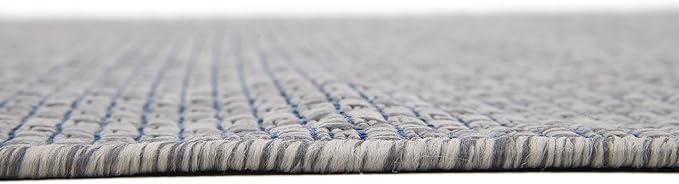 Unique Loom Collection Casual Transitional Solid Heathered Indoor/Outdoor - Image 9