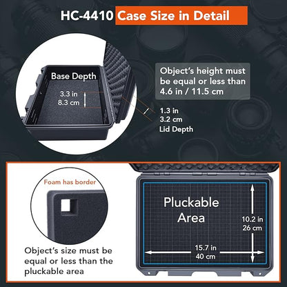 Lykus HC-4410 Waterproof Hard Case - Image 3