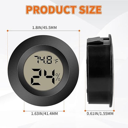 Mini Hygrometer Indoor Outdoor Thermometer Humidity Meter Digital LCD - Image 3