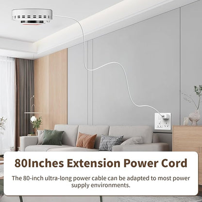 2in1 Cigarette Detector with Remote Control, No-Smoking and PM2.5 Alarm with - Image 7
