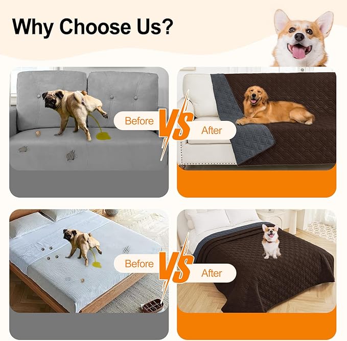 Smiry Reversible Waterproof Couch Covers - Image 5