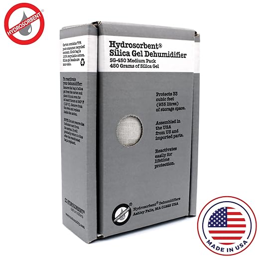 HYDROSORBENT® Gun Safe Dehumidifier Rechargeable Silica Gel 450 Gram Carton. - Image 8